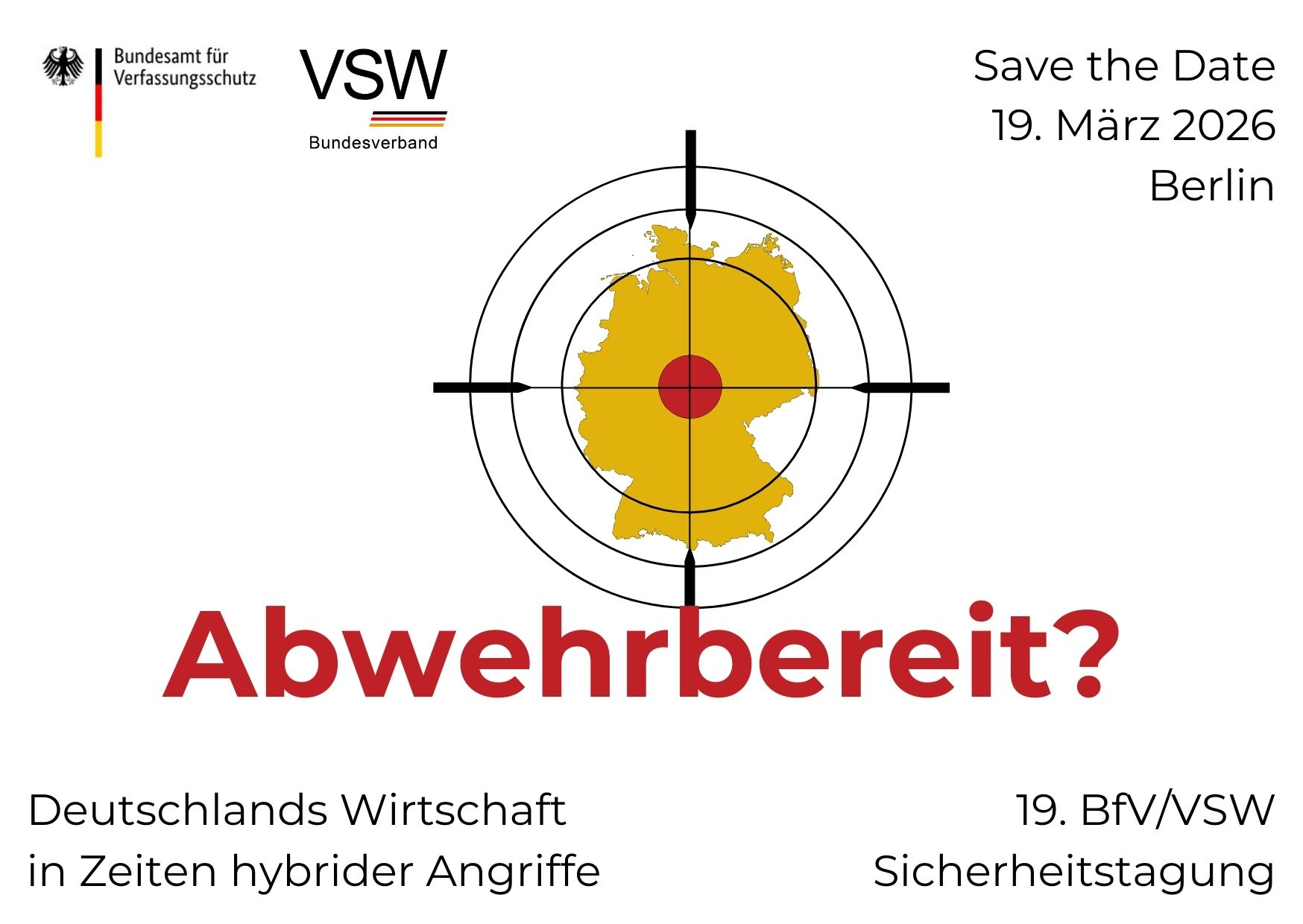 Termin für Sicherheitstagung 2026